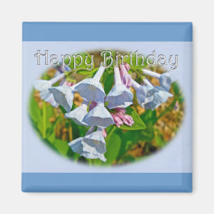 Aimant Virginia Bluebells Joyeux Anniversaire Coordonné