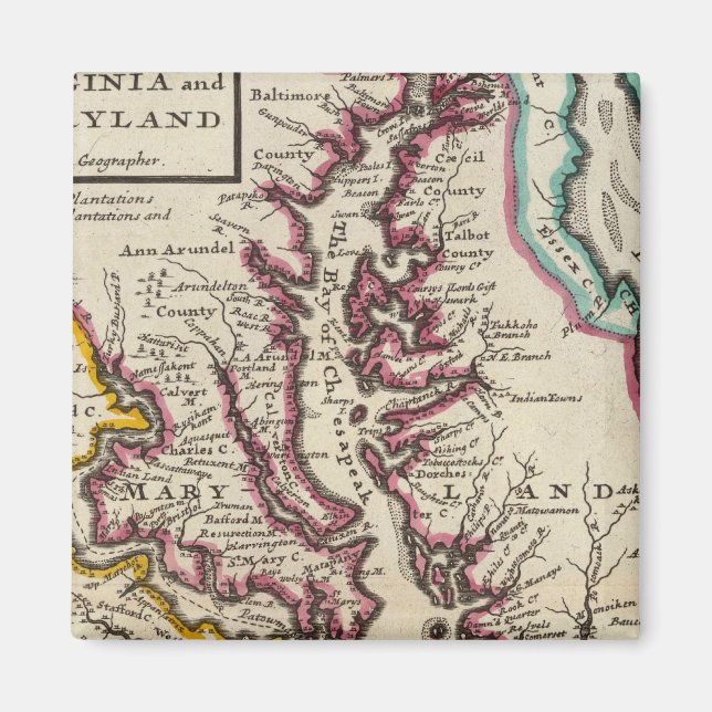 Aimant Virginie et Maryland (Devant)