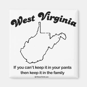 Aimant VIRGINIE OCCIDENTALE - T-shir "WEST VIRGINIA STATE