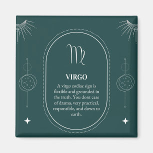 Aimant Virgo personnaliser nom 12 signes du Zodiac