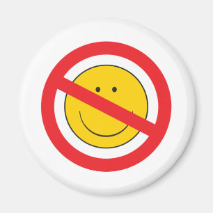 Aimant Visage anti-souriant