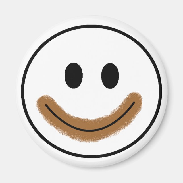 Aimant Visage au chocolat (Devant)