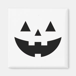 Aimant Visage citrouille