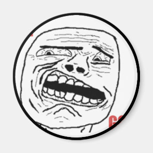 Aimant Visage comique dégoûté Oh God