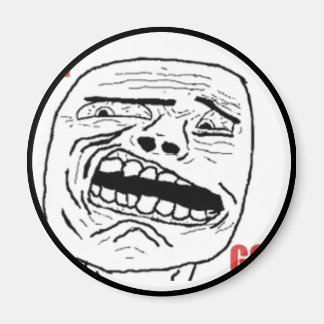 Aimant Visage comique dégoûté Oh God