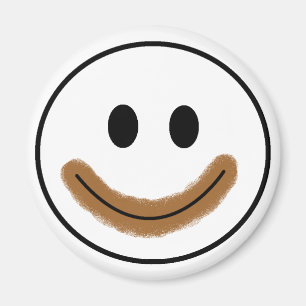Aimant Visage de chocolat