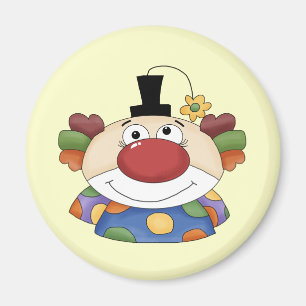 Aimant Visage de clown doux