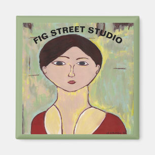 Aimant Visage de fille d'après Matisse