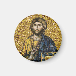 Aimant Visage de Jésus Christ Orthodoxe Haga Sophia Icône