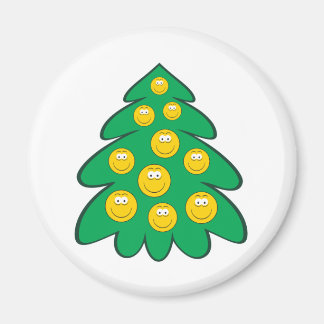 Aimant Visage de l'arbre de Noël