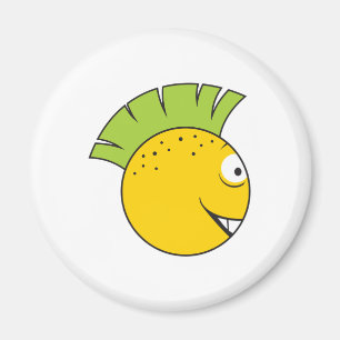 Aimant Visage de punk