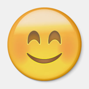 Aimant Visage de sourire avec les yeux de sourire Emoji