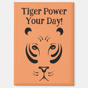 Aimant visage de tigre