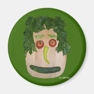 Aimant Visage de Veggie