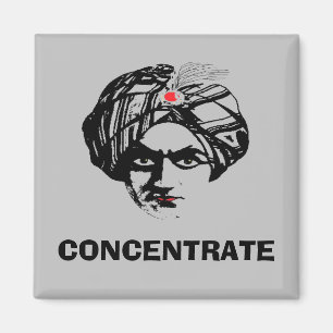 Aimant Visage du magicien de l'obéissance