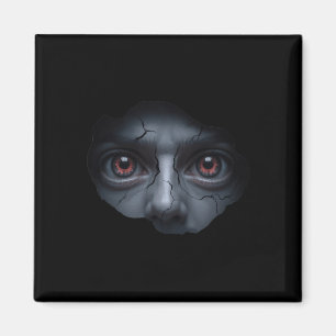 Aimant Visage effrayant - Drôle Stomach illusion Horreur