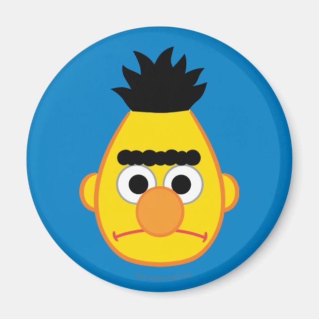 Aimant Visage en colère de Bert (Devant)