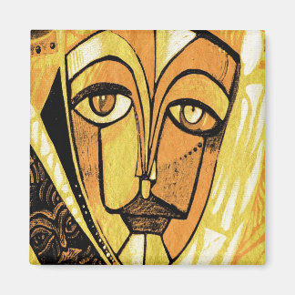 Aimant visage ensoleillé par gregory gallo