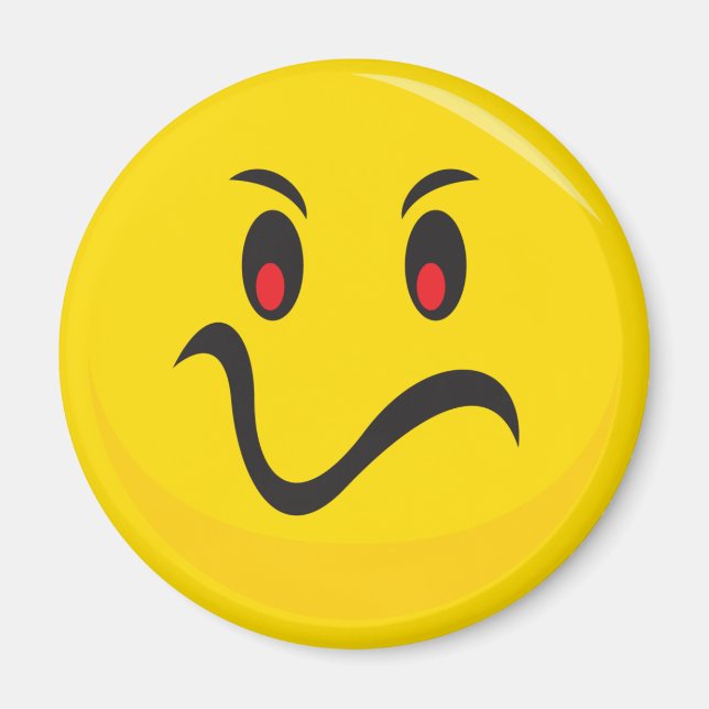 Aimant visage fou (Devant)