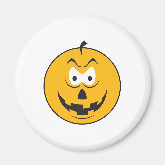 Aimant Visage Jack-O-Lantern (Devant)