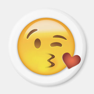 Aimant Visage jetant un baiser Emoji