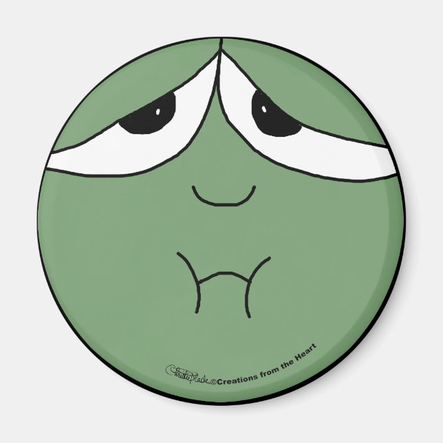 Aimant Visage malade (Devant)