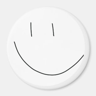 Aimant Visage souriant mignon