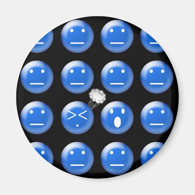 Aimant Visages de Farçage (Devant)