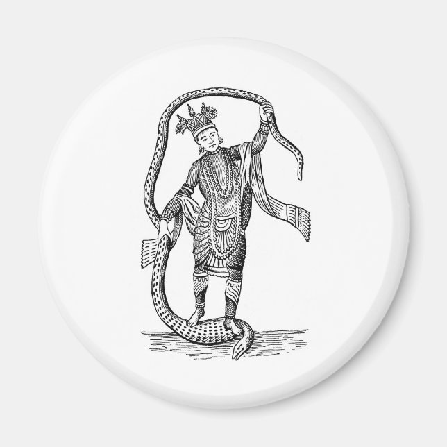 Aimant Vishnu dans le 8ème avatar (Devant)