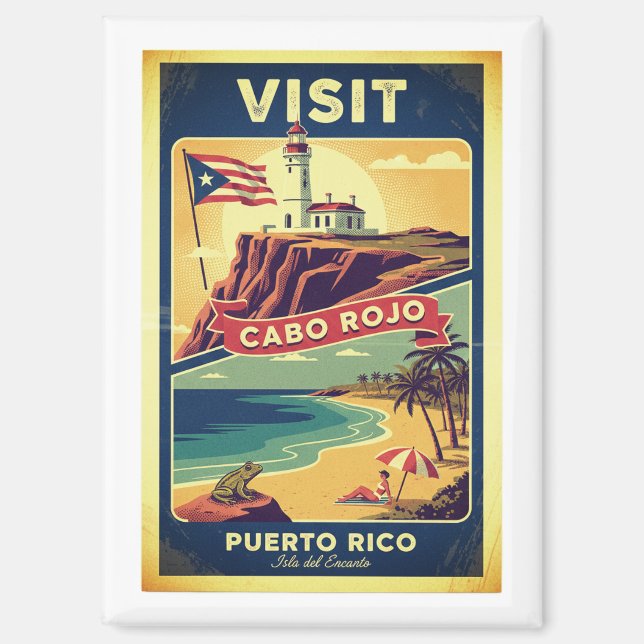 Aimant Visit Cabo Rojo - Puerto Rico poster (Recto)