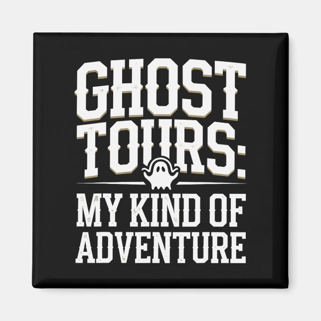 Aimant Visite de fantôme Paranormal Investigation Éffraya (Devant)