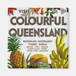 Aimant Visiter Colorful Queensland