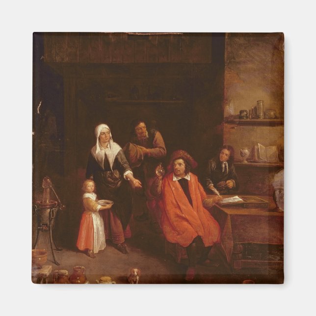 Aimant Visiter le médecin (Devant)