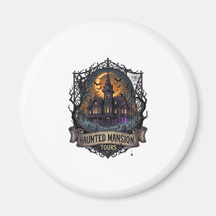 Aimant Visites de manoir hanté Halloween Maison gothique