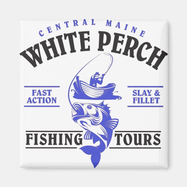 Aimant Visites de pêche (Devant)