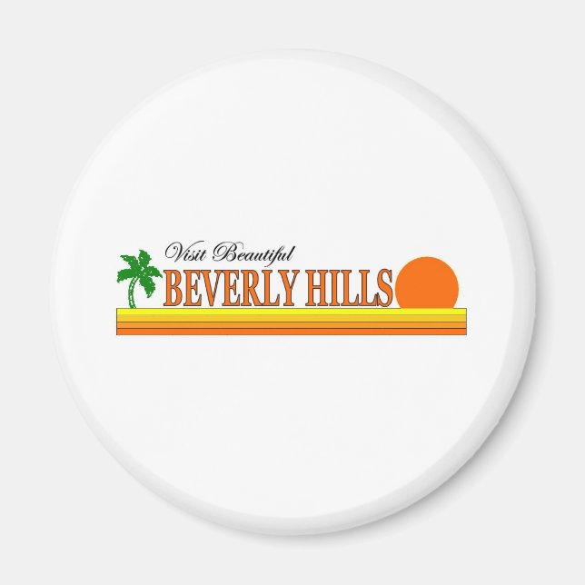Aimant Visitez Beverly Hills, Californie (Devant)