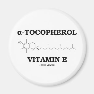 Aimant Vitamine E (molécule chimique) d'alpha-Tocophéro