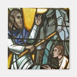 Aimant vitre en tache