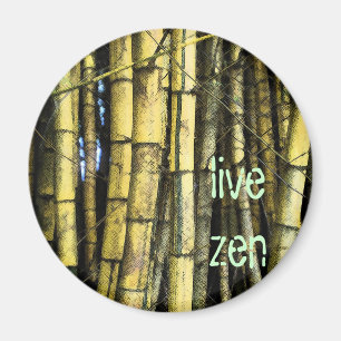 aimant vivant de zen de bambou