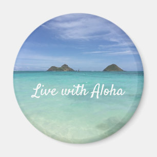Aimant Vivez avec Aloha Hawaii