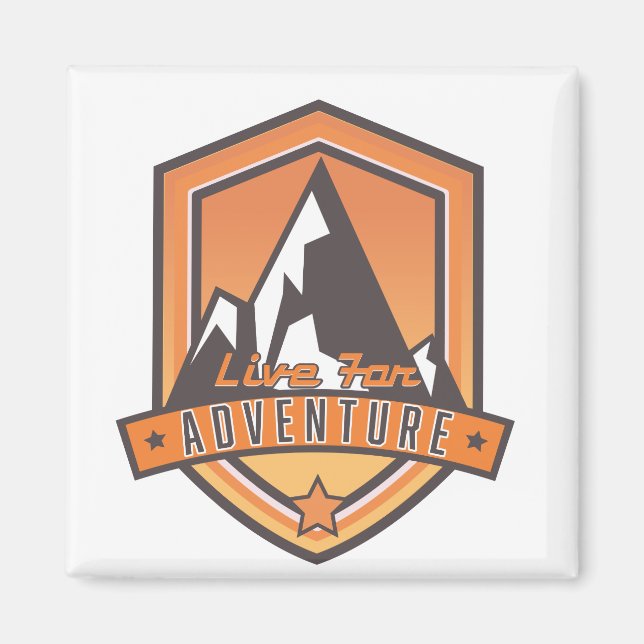 Aimant Vivez l'aventure (Devant)