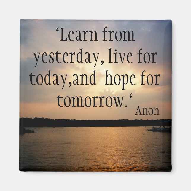 Aimant Vivez votre vie (Devant)