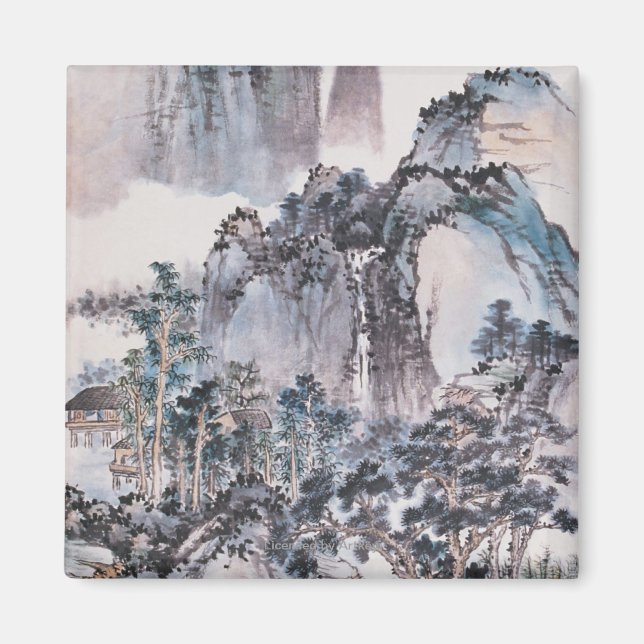 Aimant Vivre dans les montagnes (Devant)