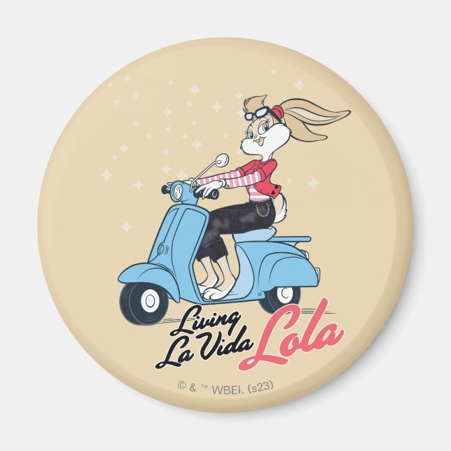 Aimant Vivre La Vida Lola Scooter Graphic (Devant)