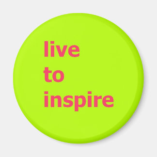 Aimant vivre pour inspirer l'aimant
