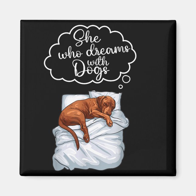Aimant Vizsla Dog Nightgown Pajama  (Devant)