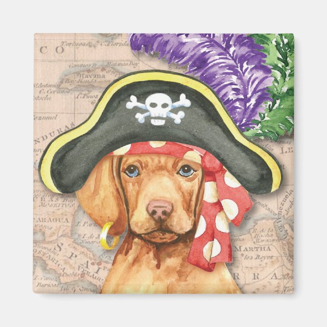 Aimant Vizsla Pirate (Devant)