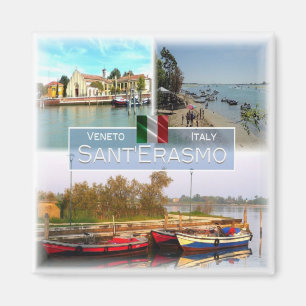 Aimant VNT016 SANT'ERASMO, Mosaic, Vénétie, Italie, Réfri