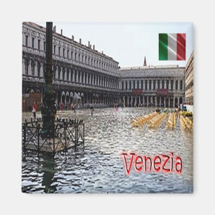 Aimant VNT072 VENICE, Carré San Marco, Italie, Frigo