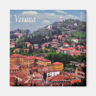 Aimant VNT083 VERONA, Panorama, Veneto, Italy, Fridge